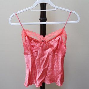 Trina Turk Lace Trim Silk Cami